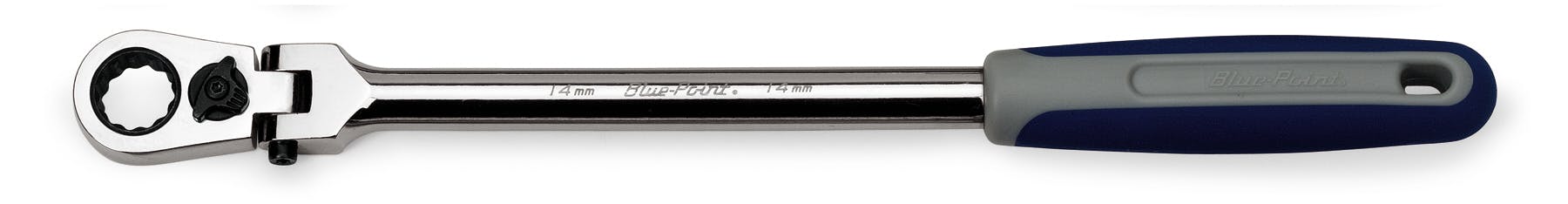 14 mm 12-Point Metric Locking Flex-Head Ratcheting Box Wrench (Blue-Point®) | BOERMFLCG14 14 mm 12-Point Metric Locking Flex-Head Ratcheting Box Wrench (Blue-Point®) | BOERMFLCG14